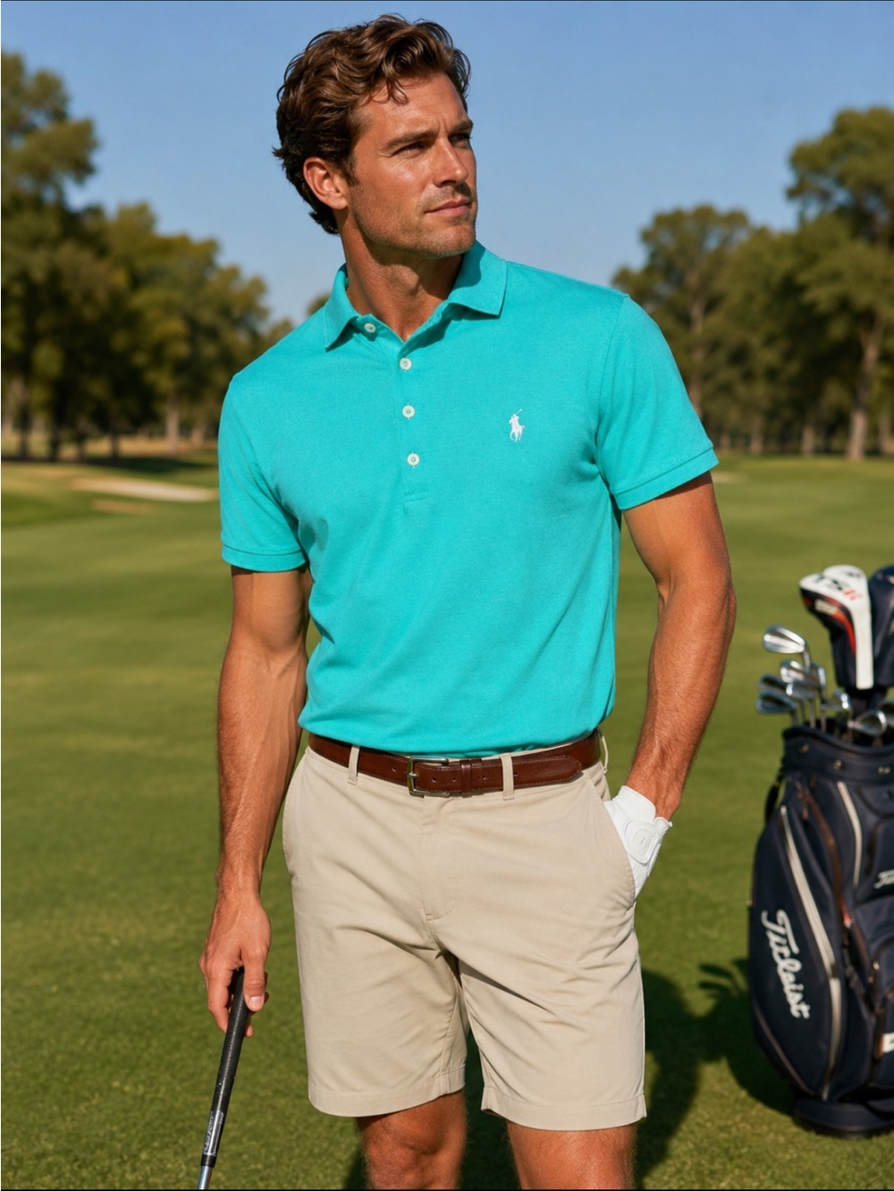 Polo Golf by Ralph Lauren Short-Sleeve Polo Shirt. Classic Fit. Men’s Medium.